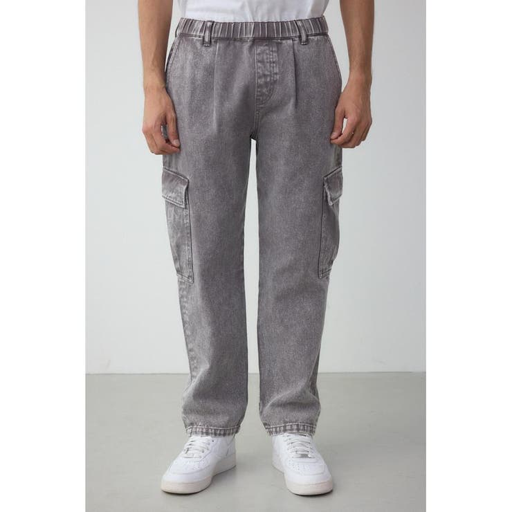 セール】OVER DYE VINTAGE DENIM CARGO PANTS / 10オンス