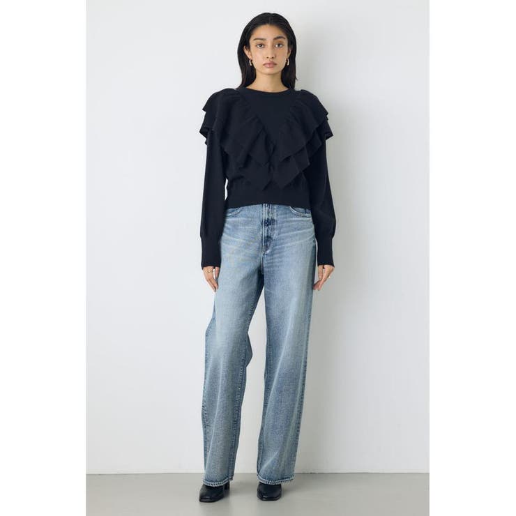 AZUL DENIM ハイウエストワイドデニム | AZUL BY MOUSSY | 詳細画像21 