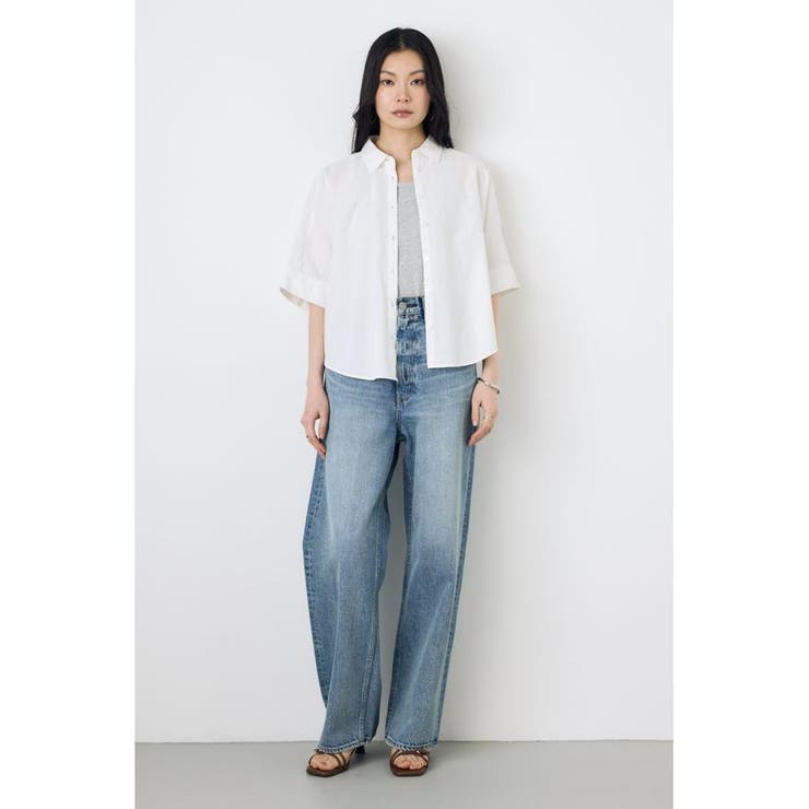 AZUL DENIM ハイウエストワイドデニム | AZUL BY MOUSSY | 詳細画像25 