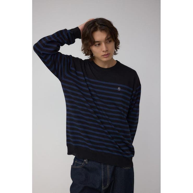 格上げ コンフォータブルクルーネックニット | AZUL BY MOUSSY | 詳細画像27 
