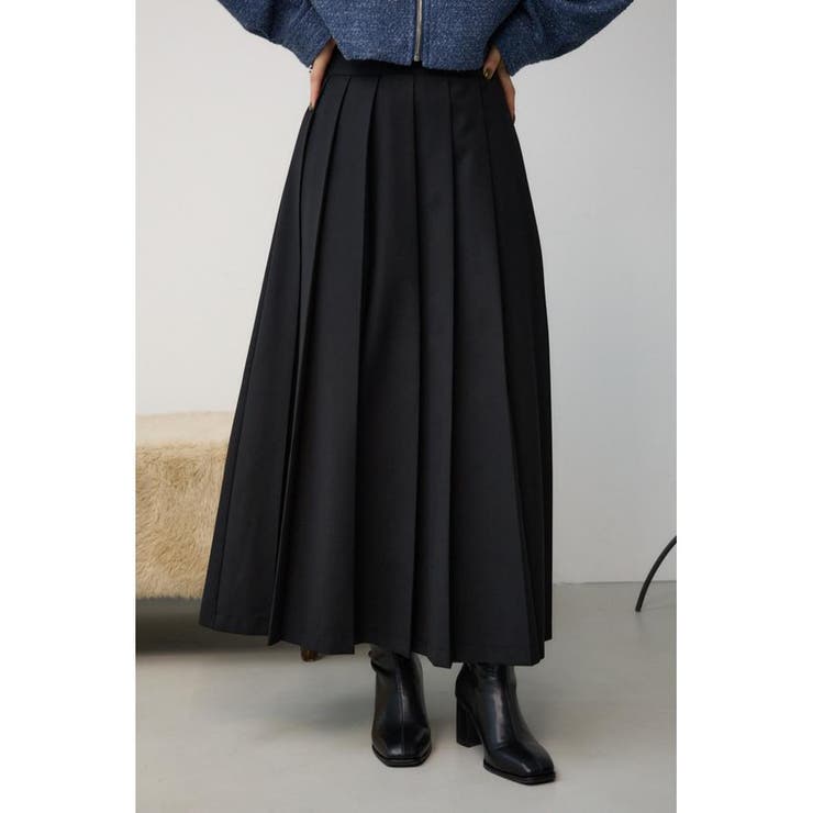 プリーツロングスカート[品番：AZLW0022394]｜AZUL BY MOUSSY