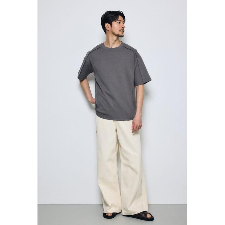 GRY | ポンチ切り替えデザイントップス | AZUL BY MOUSSY