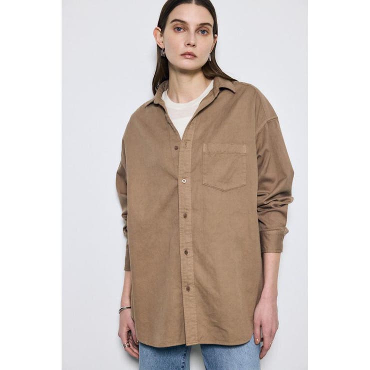 BEG | アーバンリラックスコットンシャツ | AZUL BY MOUSSY