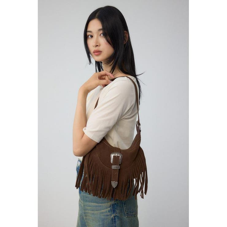 ウエスタンフリンジスエードバッグ | AZUL BY MOUSSY | 詳細画像2 