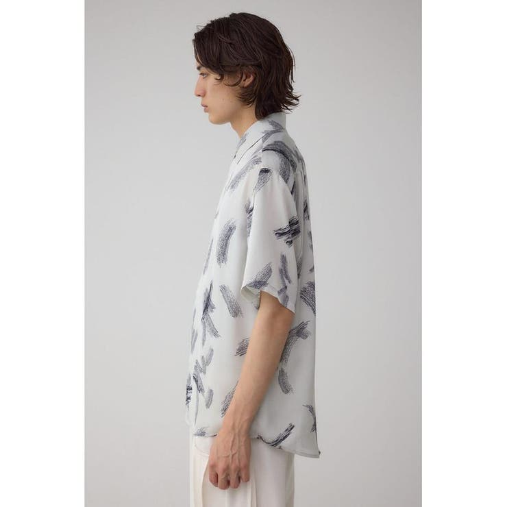 シルキードッツ総柄シャツ | AZUL BY MOUSSY | 詳細画像16 