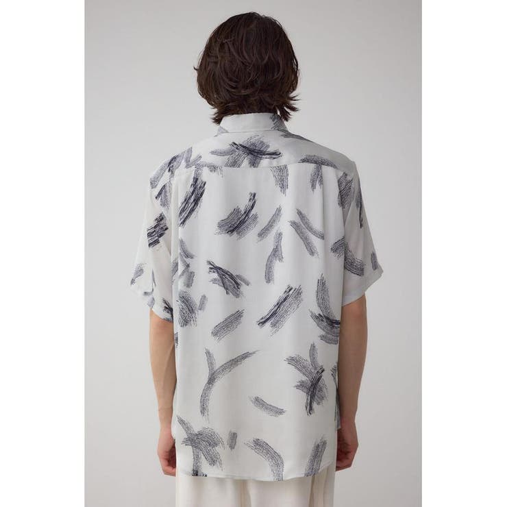 シルキードッツ総柄シャツ | AZUL BY MOUSSY | 詳細画像17 