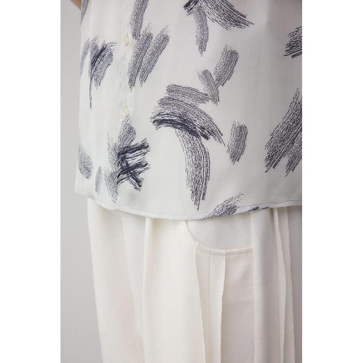 シルキードッツ総柄シャツ | AZUL BY MOUSSY | 詳細画像20 