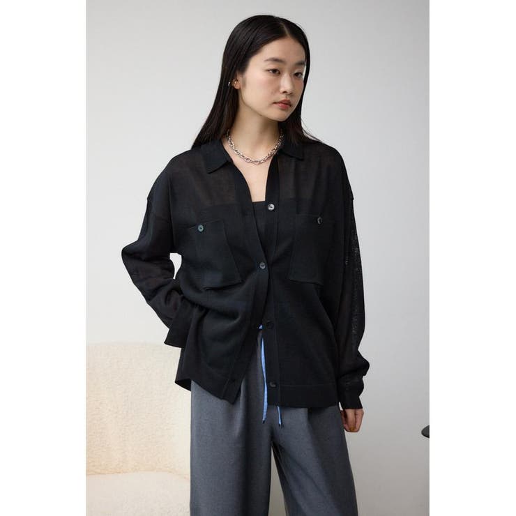 エリツキシアーカーディガン | AZUL BY MOUSSY | 詳細画像2 