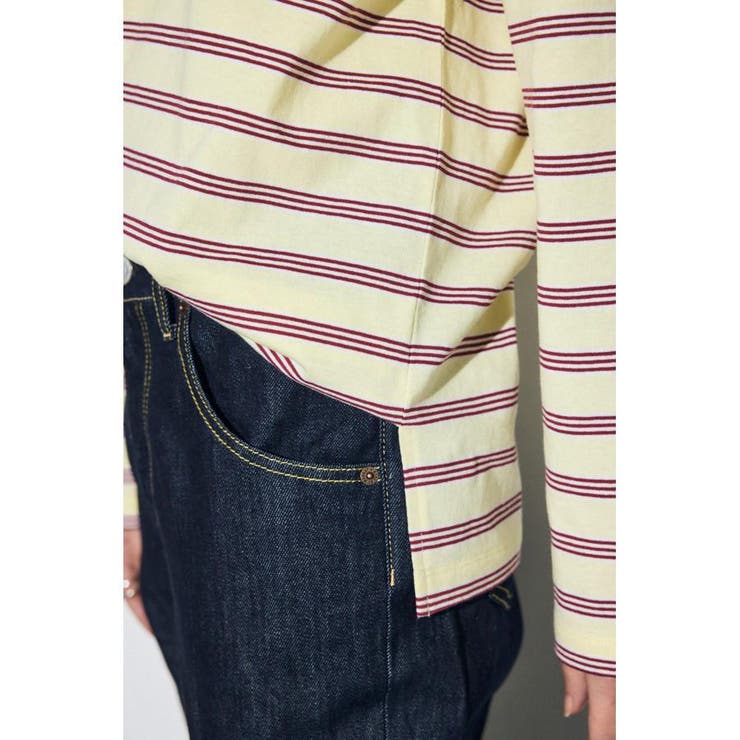 マルチボーダー長袖トップス | AZUL BY MOUSSY | 詳細画像14 