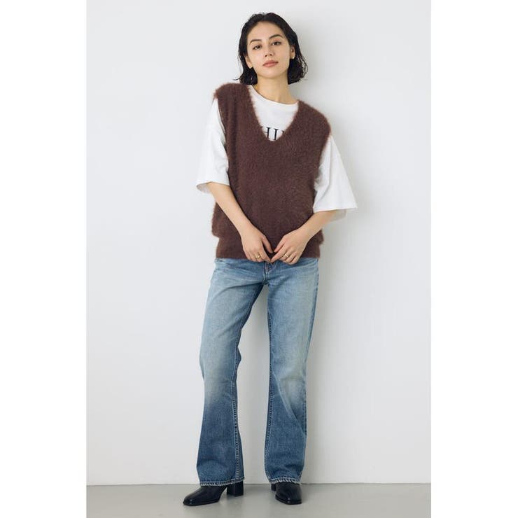 シャギーニットベスト | AZUL BY MOUSSY | 詳細画像15 