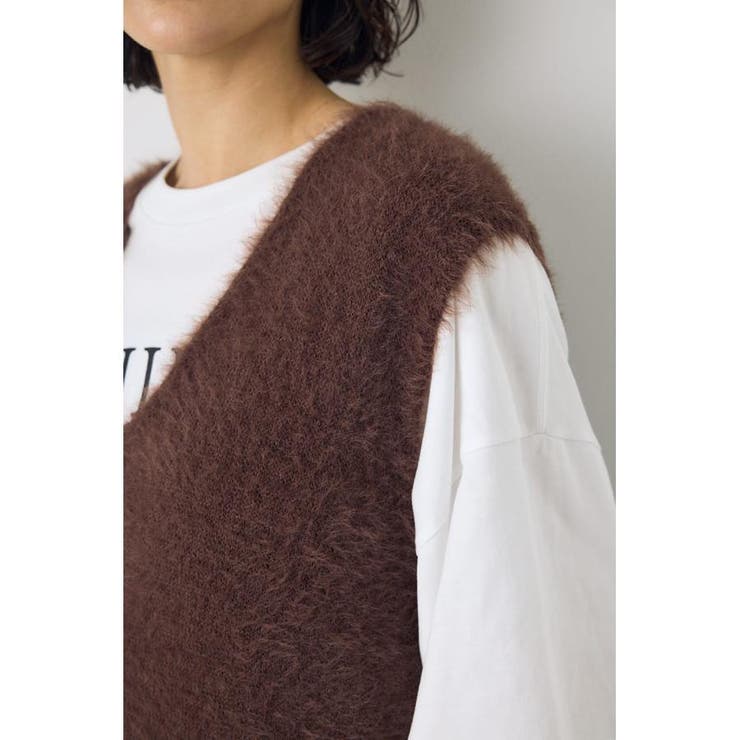 シャギーニットベスト | AZUL BY MOUSSY | 詳細画像17 