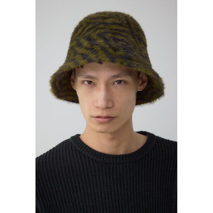 柄KHA5 | ゼブラ柄シャギーバケハ | AZUL BY MOUSSY