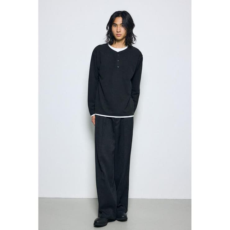 フェイクレイヤードヘンリーネックトップス | AZUL BY MOUSSY | 詳細画像13 