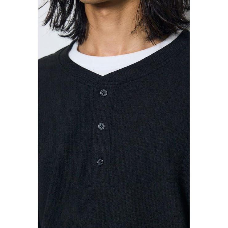 フェイクレイヤードヘンリーネックトップス | AZUL BY MOUSSY | 詳細画像17 