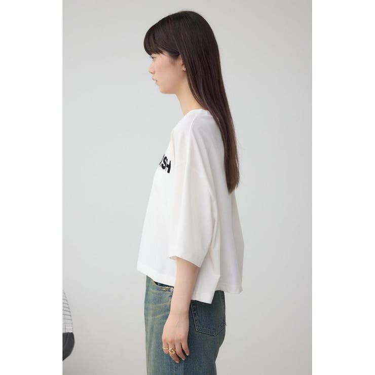 フロッキープリントTシャツ | AZUL BY MOUSSY | 詳細画像6 