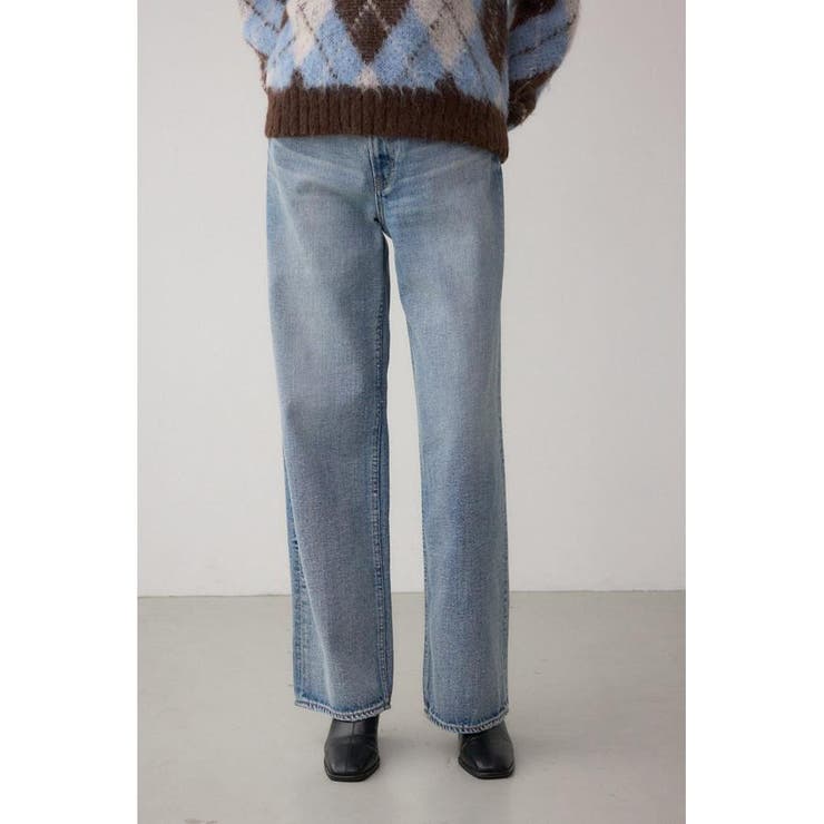 L/BLU1 | AZUL DENIM ハイウエストワイドデニム | AZUL BY MOUSSY