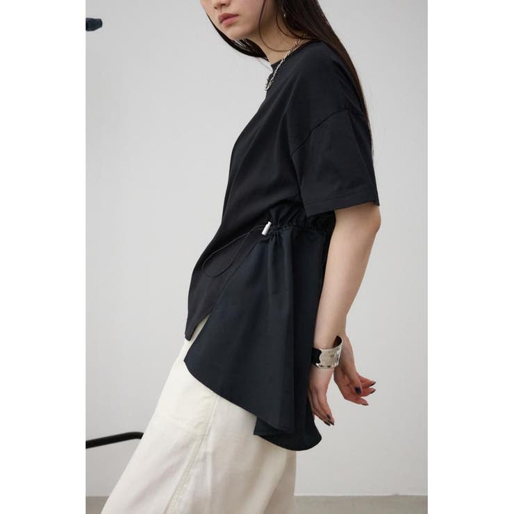 AZUL BY MOUSSY | ドローストリングデザイントップス (Tシャツ
