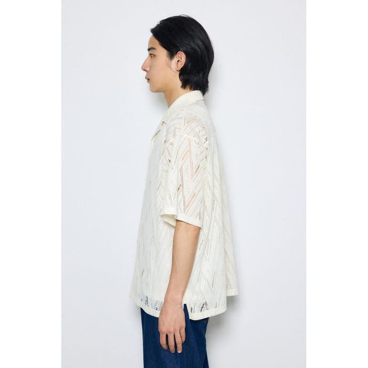 デザインメッシュシャツ | AZUL BY MOUSSY | 詳細画像6 