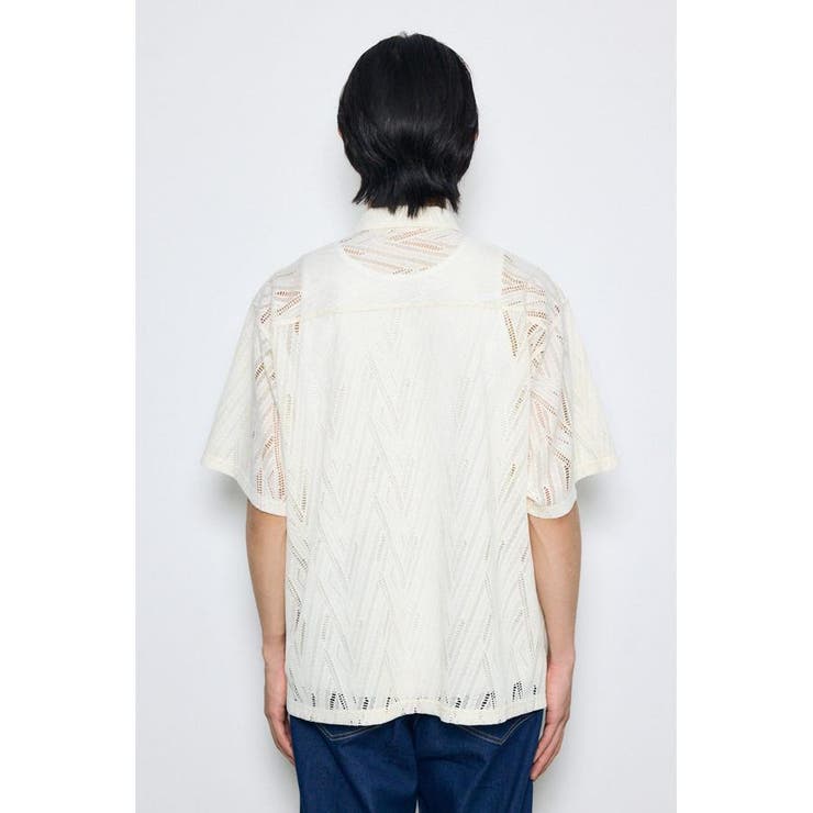 デザインメッシュシャツ | AZUL BY MOUSSY | 詳細画像7 