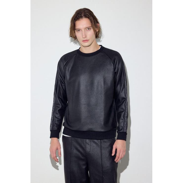 フェイクレザーライントップス | AZUL BY MOUSSY | 詳細画像3 