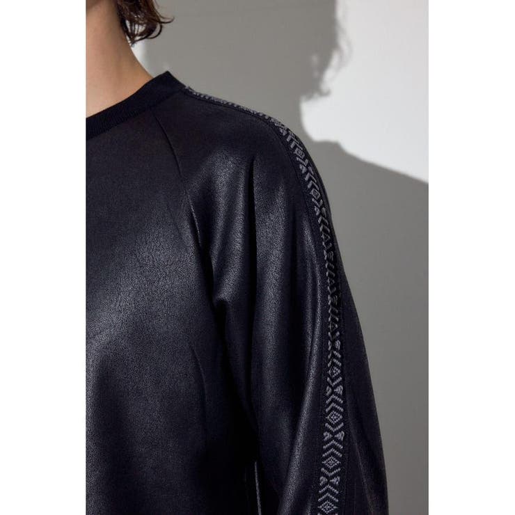 フェイクレザーライントップス | AZUL BY MOUSSY | 詳細画像9 