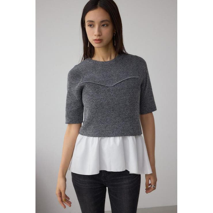 ペプラムインナーセットニット | AZUL BY MOUSSY | 詳細画像27 