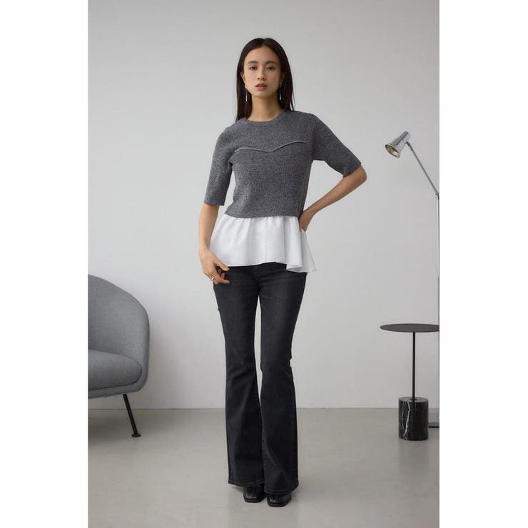 ペプラムインナーセットニット | AZUL BY MOUSSY | 詳細画像28 