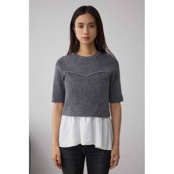 ペプラムインナーセットニット | AZUL BY MOUSSY | 詳細画像29 