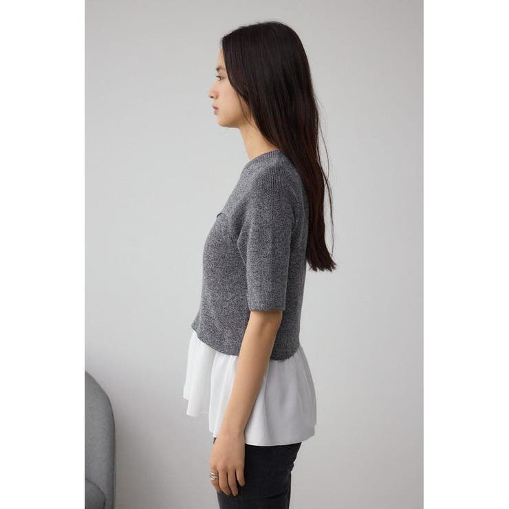 ペプラムインナーセットニット | AZUL BY MOUSSY | 詳細画像30 