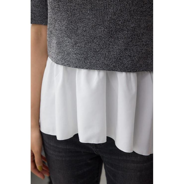 ペプラムインナーセットニット | AZUL BY MOUSSY | 詳細画像35 