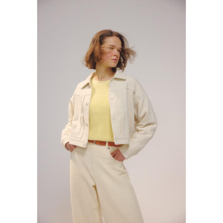 コットンリネンプリーツブルゾン | AZUL BY MOUSSY | 詳細画像2 