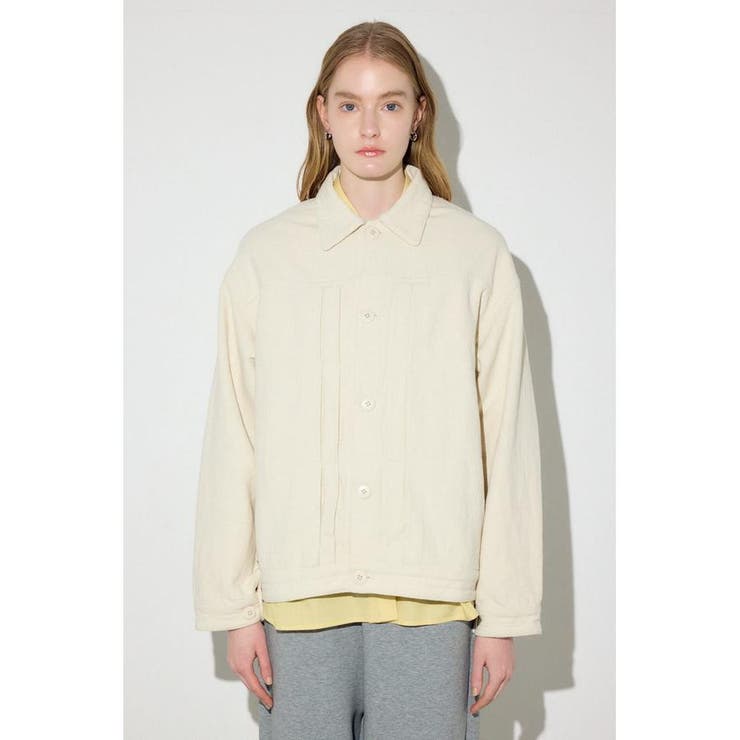 コットンリネンプリーツブルゾン | AZUL BY MOUSSY | 詳細画像11 