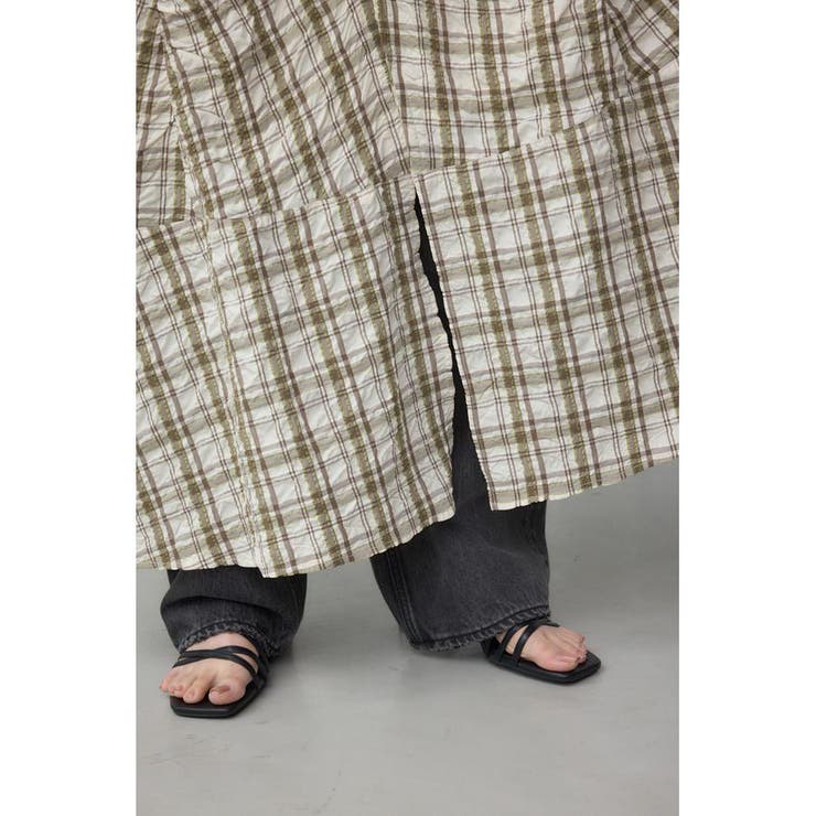 チェックキャミソール2WAYワンピース | AZUL BY MOUSSY | 詳細画像11 