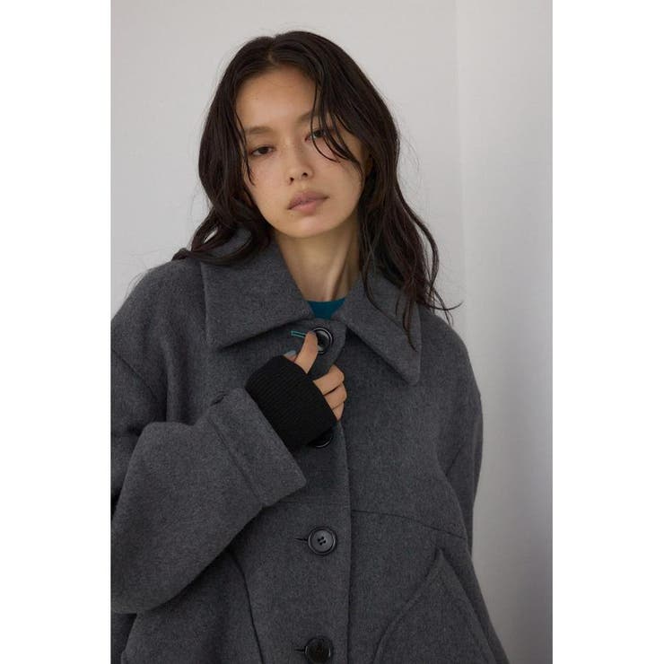 ボリュームスリーブペプラムコート | AZUL BY MOUSSY | 詳細画像19 