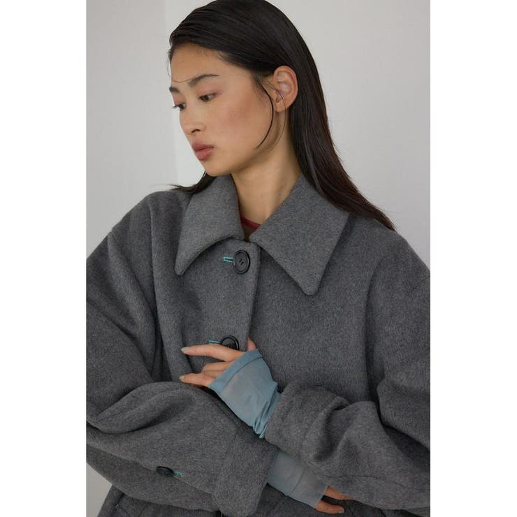 ボリュームスリーブペプラムコート | AZUL BY MOUSSY | 詳細画像20 