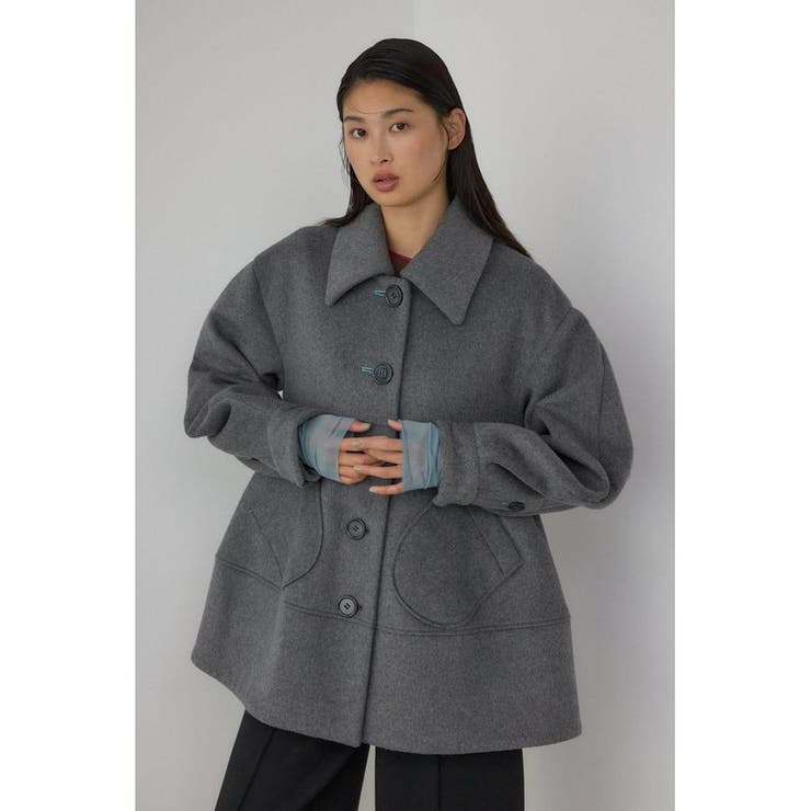 ボリュームスリーブペプラムコート | AZUL BY MOUSSY | 詳細画像21 