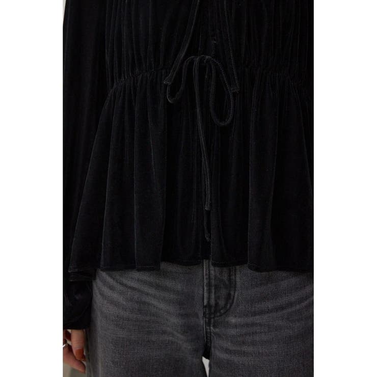 ベロアリボンブラウス | AZUL BY MOUSSY | 詳細画像11 