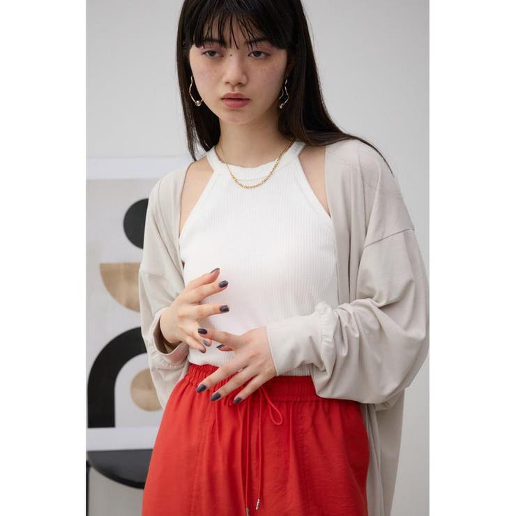T/Fクリーンクールドルマンカットカーディガン | AZUL BY MOUSSY | 詳細画像21 