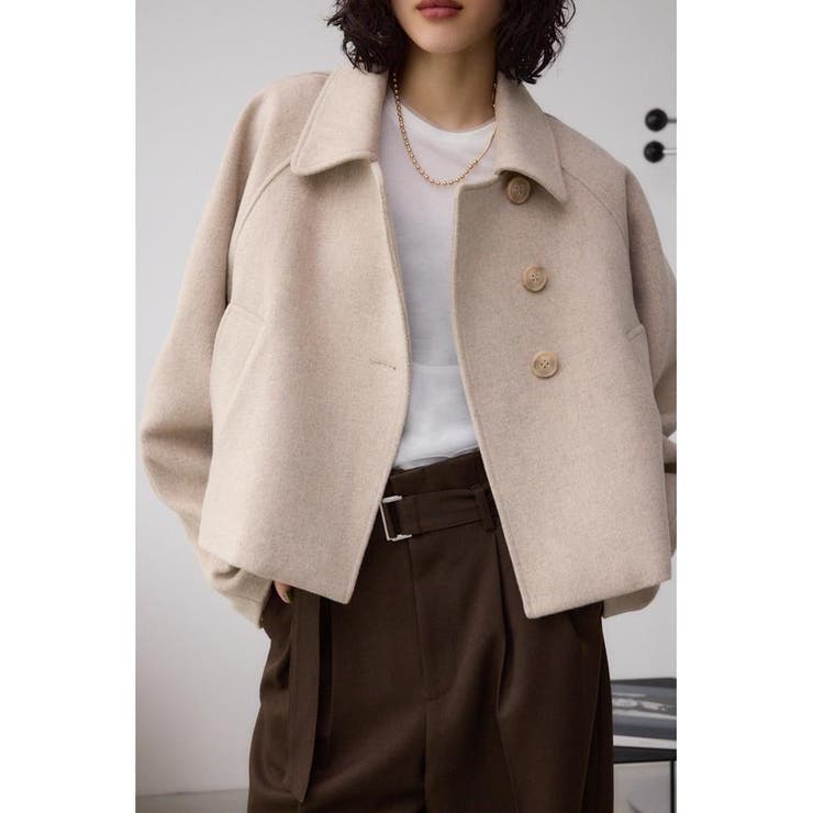 コクーンスリーブショートコート[品番：AZLW0022870]｜AZUL BY MOUSSY