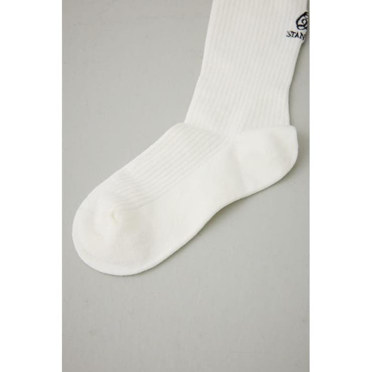 ワンポイント刺繍ソックス | AZUL BY MOUSSY | 詳細画像2 