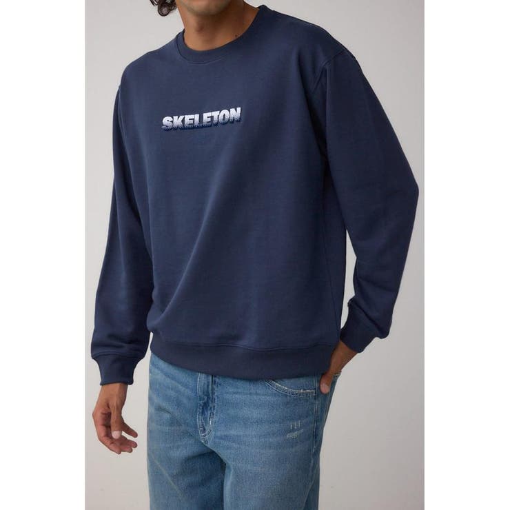 NVY | ブラシ刺繍スウェットトップス | AZUL BY MOUSSY