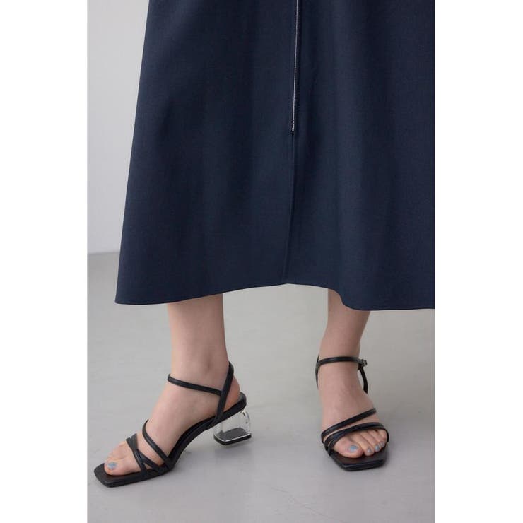 ウエストタック切り替えフレアワンピース | AZUL BY MOUSSY | 詳細画像24 
