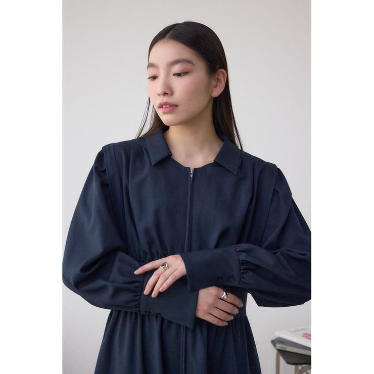 ウエストタック切り替えフレアワンピース | AZUL BY MOUSSY | 詳細画像14 
