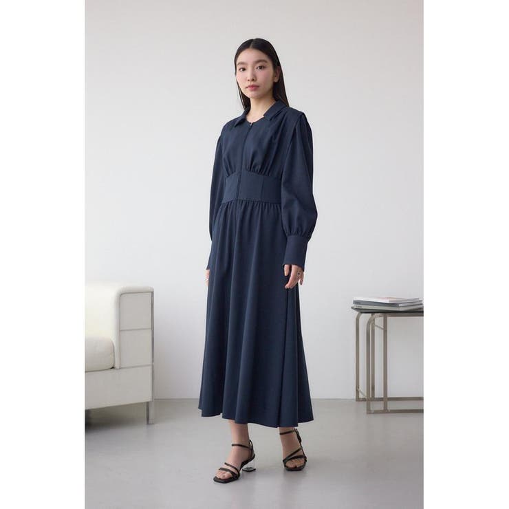 ウエストタック切り替えフレアワンピース | AZUL BY MOUSSY | 詳細画像15 