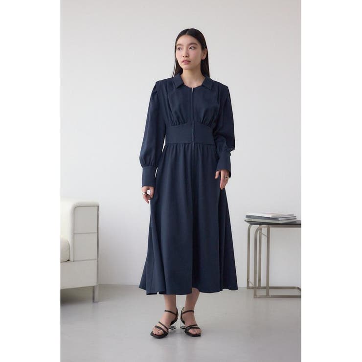 ウエストタック切り替えフレアワンピース | AZUL BY MOUSSY | 詳細画像16 