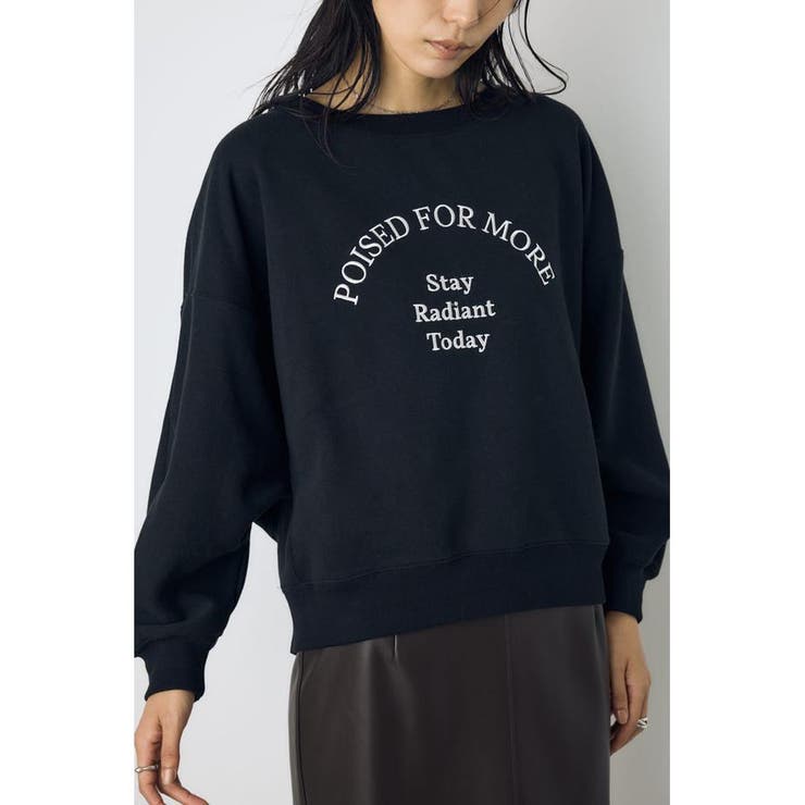 2WAYロゴ裏毛トップス | AZUL BY MOUSSY | 詳細画像2 