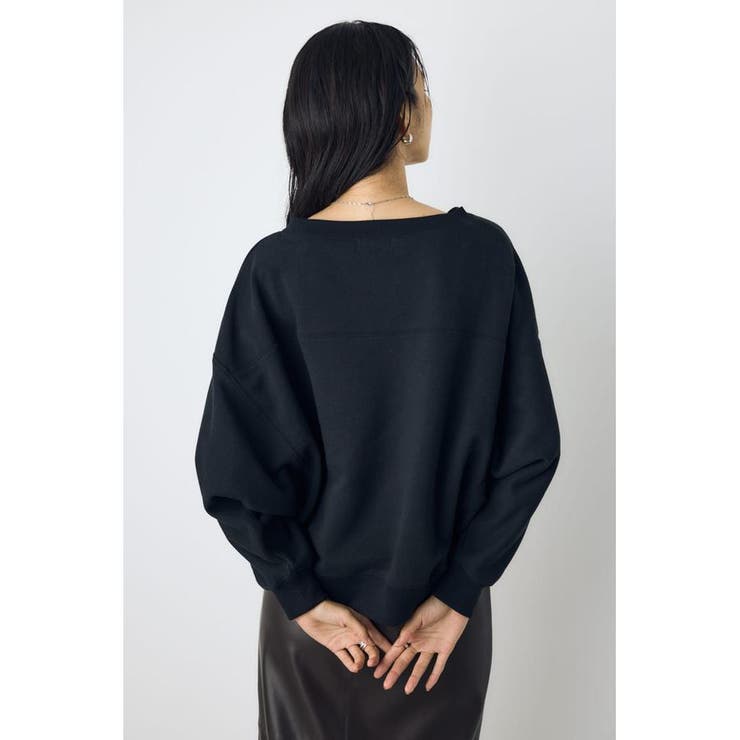 2WAYロゴ裏毛トップス | AZUL BY MOUSSY | 詳細画像4 