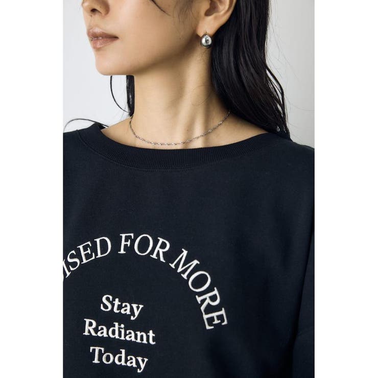 2WAYロゴ裏毛トップス | AZUL BY MOUSSY | 詳細画像7 