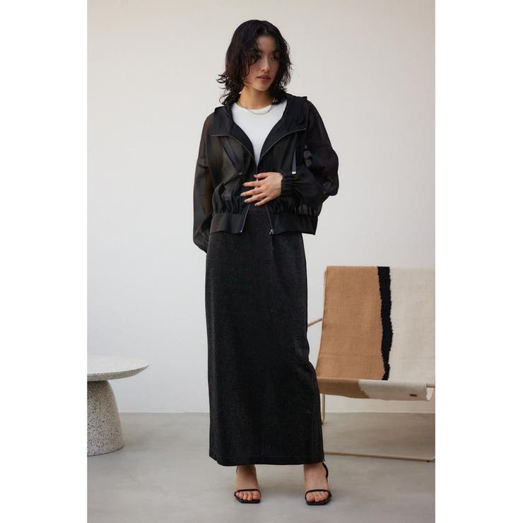 シアーフーディーブルゾン | AZUL BY MOUSSY | 詳細画像15 