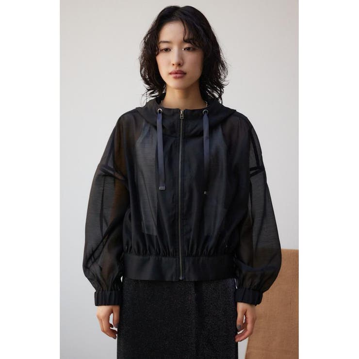シアーフーディーブルゾン | AZUL BY MOUSSY | 詳細画像16 